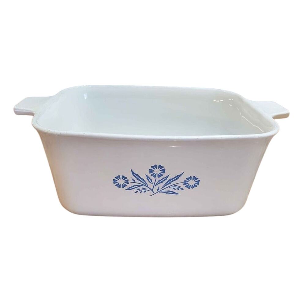 Corning Ware Blue Cornflower Meatloaf/Bread Pan Vintage